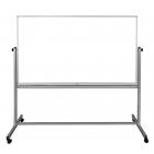 Luxor Magnetic Rolling Whiteboard, 72" x 48", Silver Aluminum Frame