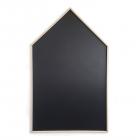 Peel and Stick Chalkboard 42 in.W x 70 in. H Black with real wood boarder Self-Adhesive
