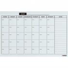 Lorell, LLR19212, Monthly Planner Magnetic Dry-erase Board, 1 Each, White