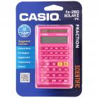 Casio FX-260SOLAR11 Scientific Calculator, Pink
