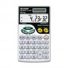 Sharp EL344RB Metric Conversion Wallet Calculator, 10-Digit LCD -SHREL344RB
