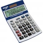 Victor, VCT9800, Easy Check Two-Line Calculator, 1 Each, Blue,White