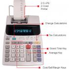 Sharp Calculators, SHREL1801V, Sharp EL1801V Serial Printer Calculator, 1 Each, Off White
