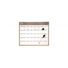 Mead Organizher Write 'N Wipe Monthly Undated Dry-Erase Calendar, 15 x 12 Inches, Gray (98119)