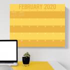 2020 Color Stripes Desk Pad Calendar