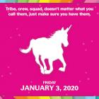 2020 Advice from a Unicorn Daily Desktop Calendar