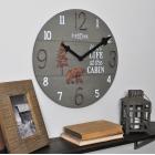 FirsTime & Co.® Cabin Life Wall Clock