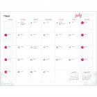 Mead Basic Academic Mini Monthly Desk Pad Calendar, 11" x 8 1/2"