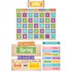 Creative Teaching Press Upcycle Style Calendar Set Bulletin Board
