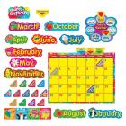Trend, TEP8320, WipeOff Stars/Swirls Calendar Bulletin Board Set, 1 Set