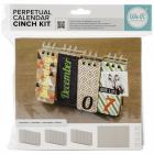 Cinch Perpetual Calendar Kit, 8.75" x 9.25" Covers, Pages and Wire
