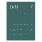 2020 Color Collection Mini Art Calendar