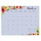 2020 Classic Floral Desk Pad Calendar