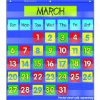 Scholastic Monthly Calendar Pocket Chart Add-on Cards