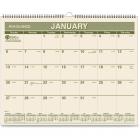 100% PCW Monthly Wall Calendar