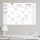 WallPops White Academic Calendar 2019-2020