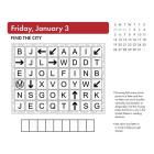Calendar Ink 2020 Word Games Box Calendar