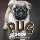 The Pug 2019 Mini Wall Calendar (Paperback)