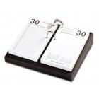 Classic Black 3.5 x 6 Calendar Holder with Silver Accents
