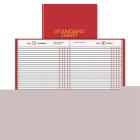 At A Glance AAGSD37713 7.7 x 12 in. Standard Diary Daily Journal&#44; Vinyl - Red