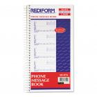 Rediform, RED50076, Memo Style Phone Message Book, 1 Each, White,Canary