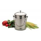 Culinary Accessories Stainless Steel Compost Pail 1 gallon 213736 OC