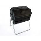 FCMP Outdoor RM4000 37 Gal. Tumbling Soil Composter - Black