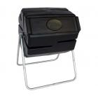 FCMP Outdoor RM4000 37 Gal. Tumbling Soil Composter - Black