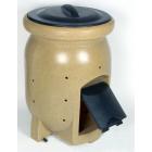 KoolScapes 50 Gallon Sandstone-Look Composter with Lid and Drain Plug