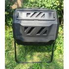 KoolScapes 42 Gallon Rotary 2-Chamber Tumbling Composter