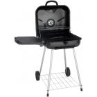 RevoAce 22" Square Charcoal Grill with Foldable Side Shelf & Wheels, Black, CBC1722W