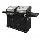 Dyna-Glo Dual Fuel 2-Burner Propane Gas LP and Charcoal Grill