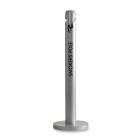 Rubbermaid Commercial, RCPR1SM, Freestanding Smoker's Pole, 1, Silver