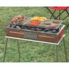 Coleman Standup Charcoal Grill, Red, Steel