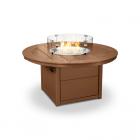 POLYWOOD Round 48 in. Fire Pit Table