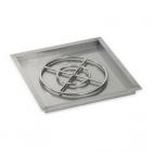 American Fireglass Stainless Steel Square Drop In Pan