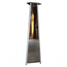 SUNHEAT Contemporary Triangle Glass Tube Propane Patio Heater