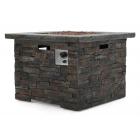 Blaeberry Outdoor Square Natural Stone Fire Pit
