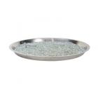 Outdoor Greatroom Round Crystal Fire Stainless Steel Burner with Glass Fire Gems
