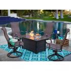 Coral Coast Charter Fire Pit Chat Set