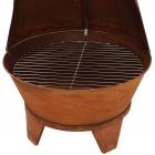 Sunnydaze Rustic Chiminea Fire Pit, Outdoor Patio Wood-Burning Fireplace, 6 Foot Tall