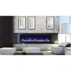 Amantii Panorama Slim Electric Wall Mount Outdoor Fireplace