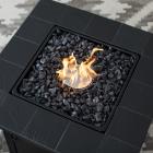 Endless Summer Black Tile Mantle Liquid Propane Outdoor Fire Table