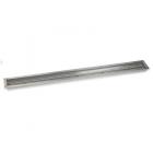 American Fireglass Stainless Steel Linear Channel Drop In Fire Pit Pan with T-Burner