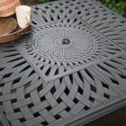 Belham Living Florentine 42 in. Square Propane Fire Pit Table with Wicker Base