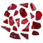 Hiland Amber Recycled Fire Glass, 10 lbs