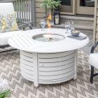Belham Living Juneau 47 diam. Fire Table with Free Cover
