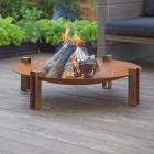 Curonian Alna Fire Pit 31.5" Solid Carbon Steel