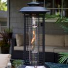 Belham Living Carbon Collapsible Bronze Glass Tube Patio Heater