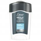 Dove Men+Care Antiperspirant Deodorant For Men Solid For Odor and Sweat Protection Clean Comfort Clinical Strength Deodorant 1.7 oz